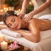 woman body spa